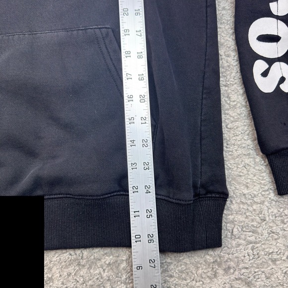 Dutch Bros Coffee Killer Coffee Hoodie Mens Small Black Graphic Pullover Cotton - Picture 6 of 9